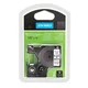 Dymo 16959 (S0718060) 5,5m x 12mm črno na belo D1, poseben - permanentni poliester pisalni trak