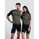 BrainMax BRAIN unisex kolesarski komplet, dres in kratke hlače, zelen Velikost: L