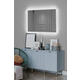 HANAH HOME Ogledalo sa LED osvetljenjem Rectangular 40x60 cm White