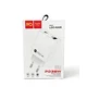 PD Brzi USB punjač za telefon, 38 W, USB + Type-C, EU adapter, Beli