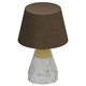 EGLO 95527 | Tarega Eglo stolna svjetiljka 37cm sa prekidačem na kablu 1x E27 sivo, smeđe