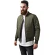 Basic Quilt Bomber Jacket Olive