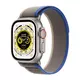 Apple Watch Ultra (GPS + Cellular) 49mm Titanium Case with Blue/Gray Trail Loop - S/M - Titanium