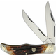 Rough Ryder Folding Hunter Brown Stag Bone