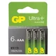 Baterija GP ULTRA PLUS alkalna LR03 AAA 6 kos
