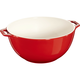 Skleda za solato, 3,2 l, rdeča, keramika, Staub