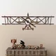Wallity Zidna dekoracija Rusty Airplane, 23x70 cm, Braon