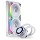 Komplet za tekočinsko hlajenje Lian Li AIO Liquid Cooler GALAHAD 240 SL V2, aRGB, bel