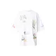 TOPSHOP Široka majica pesek / temno modra / zelena / bela