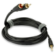 Kabel QED - Connect, 3.5 mm/Phono, 0.75 m, crni