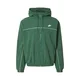Nike Sportswear Prehodna jakna CLUB ATHLETE temno zelena / bela