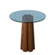 Hanah Home HANAH HOME Thales Walnut, Blue klubska mizica, (20870357)