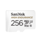 SanDisk miniSDXC kartica 256 GB SanDisk High Endurance Monitoring Class 10, UHS-I, UHS-Class 3, v30 Video Speed Class Uklj. SD-adapter