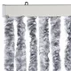 Zastor protiv insekata sivo-bijeli 56 x 185 cm šenil