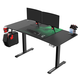 ULTRADESK Gaming miza LEVEL V2 GREEN, 140x68cm, 72-117cm, električno nastavljiva višina, z XXL podlogo za miško, pijačo in slušalko