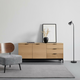 Bessagi Home Komoda Sebastian Črna/hrast