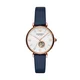 Ročna ura Emporio Armani Gianni T-Bar AR60020 Navy/Gold