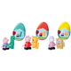 Kocke Peppa Pig Funny Eggs XL PlayBig Bloxx Big u jajetu s figuricama - set 3 vrste od 18 mjes