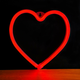 Neonska LED lučka srce - Heart Forever Light + USB