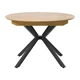 Okrogla raztegljiva jedilna miza z dodatno ploščo o 120 cm Cesura – Unique Furniture