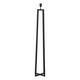 Mat črn podstavek za talno svetilko 130 cm Miley – Light & Living