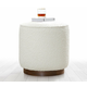 ATELIER DEL SOFA Tabure Hellin White