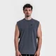 Polleo Mens Mayhem Tank Top, Grey - S