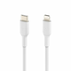 Belkin CAA003bt2MWH, 2 m, Lightning, USB C, Muški, Muški, Bijelo