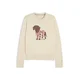 TOMMY HILFIGER Pulover pesek/čokolada/rdeča/črna