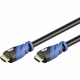 Goobay HDMI priključni kabel [1x HDMI-vtič - 1x HDMI-vtič] 5 m črne barve Goobay