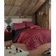 LEssentiel Maison Posteljina Iskoc, 200x200cm, Crveno-crna
