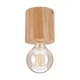 Plafonsko svetlo OAK 1xE27/60W/230V, hrast, prečnik 10,5 cm