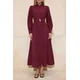Trendyol Modest Ženska haljina Tctss26Eb00005, Bordo