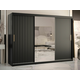 Garderoba Hartford 339 Crna, 200x250x62cm, Porte guardarobaVrata garderobe: Klizna vrata