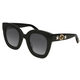 Gucci GG0208S 001 Črna/Siva