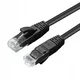 MicroConnect CAT6A UTP 1,5 m črne barve LSZH