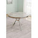 Hanah Home Trpezarijski sto Mos, 90x74x90 cm, Hrom