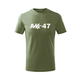 WARAGOD majica s kratkimi rokavi AK47, olivno zelena