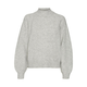 VERO MODA Pulover VMLEAF  svetlo siva