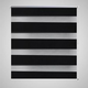 Zebra zavjesa 40,9x100 cm Širina tkanine 36,7 cm crna