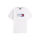 TOMMY HILFIGER Majica BRAND LOVE mornarska / rdeča / bela