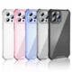 Maska Carbon shield iPhone 14 Pro Max pink