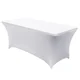 slomart Prilagodljiv prt za catering mize GreenBlue, 180x75x74cm, bel, Spandex