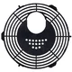 Rešetka za dovod zraka za 40KW oljni grelec s termostatom