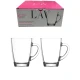 Skodelica 250ml VEGA prozorna, steklo, set 6 kom