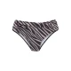 LASCANA Bikini hlačke lila/črna