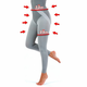 Hlače za hujšanje, masažo in oblikovanje postave Lanaform Mass & Slim Legging Velikost M