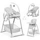 Hauck Sit´n Relax 3u1 2021 dječja ležaljka, Nordic Grey