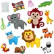 shumee ZOO - komplet za šivanje DIY iz filca - 10 kosov