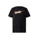 Nike Sportswear Majica svetlo oranžna / črna / bela